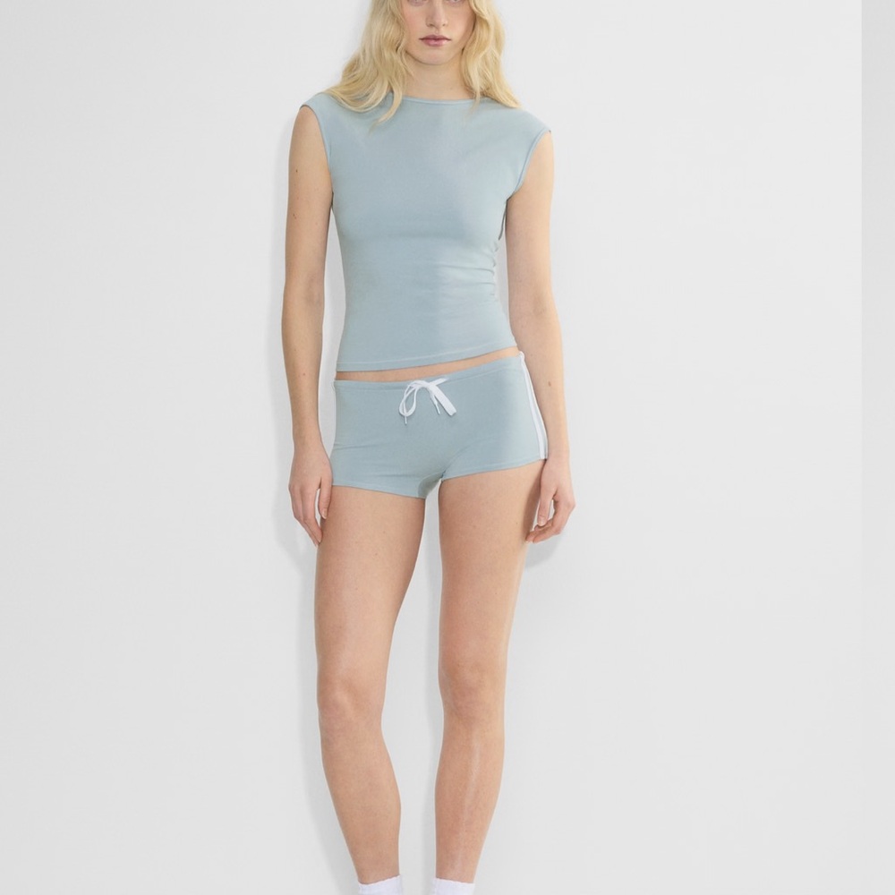 Chill Times Blue Sleeveless Top TNA